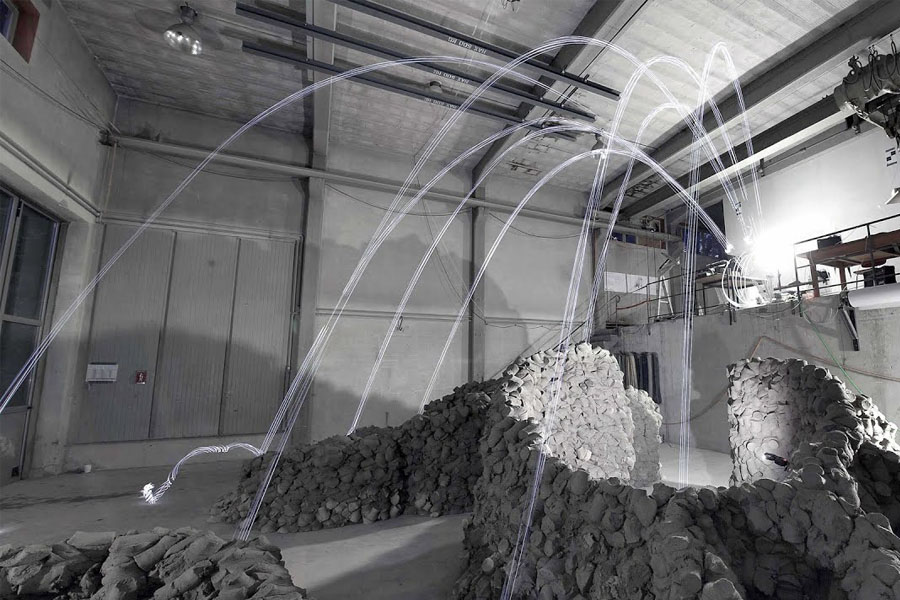 Sebastain Felix Ernst, Remote Material Deposition, Sitterwerk St Gallen, ETH ITA, Gramazio Kohler